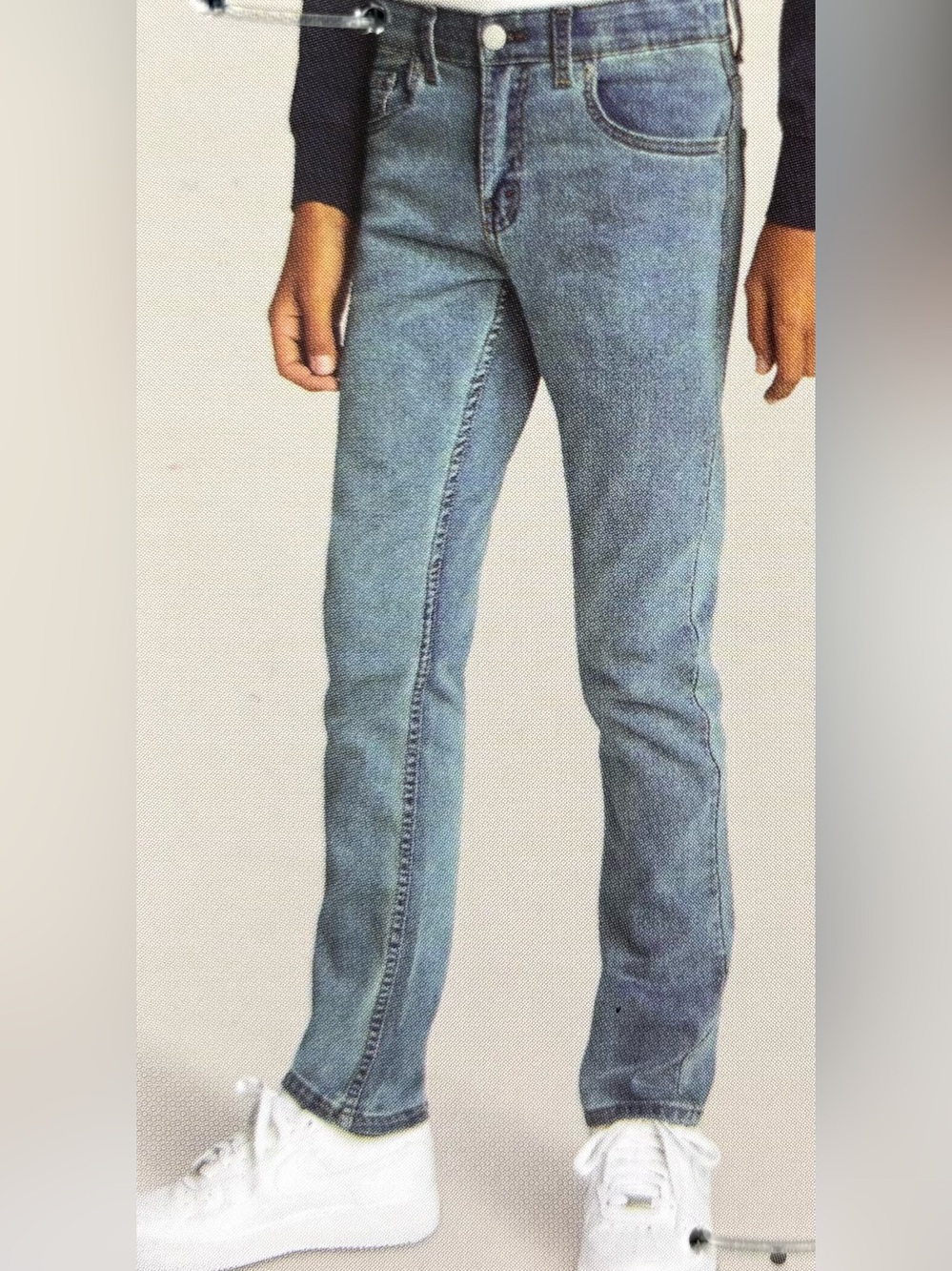 Levi's 511 Youth Slim Flex Stretch Blue Jeans Pants, Size 12/14 Reg - Brand New